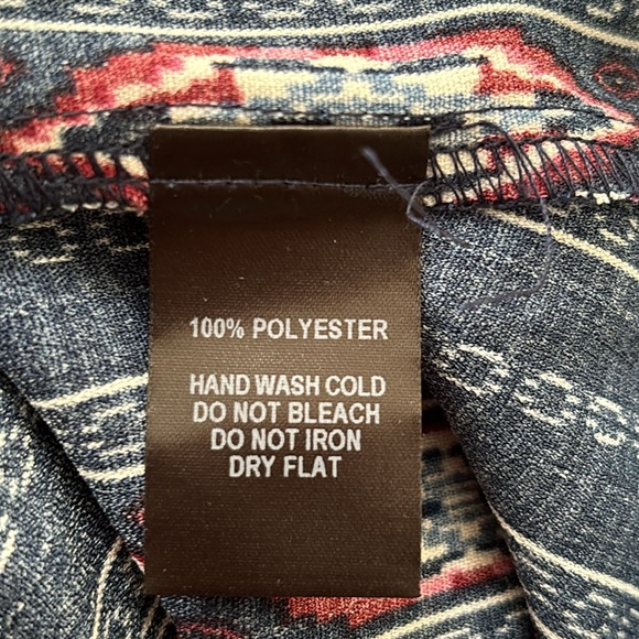 LULU’S NAVY BLUE PRINT HALTER MAXI DRESS - Picture 12 of 15